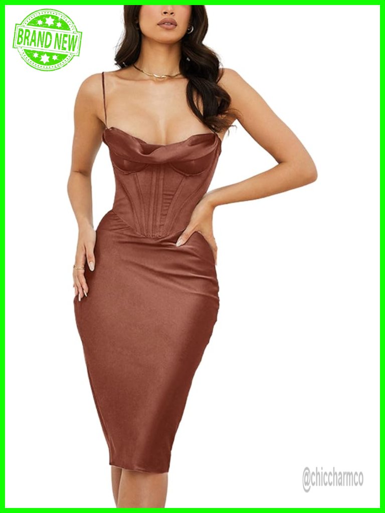 Sexy Bodycon Dress Spaghetti Strap Ruched Wrap Cocktail Party Dress